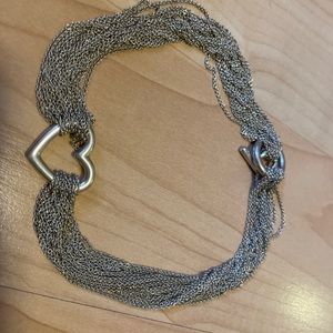 Tiffany's mesh heart necklace